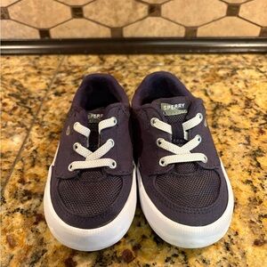 Sperry Blue and White Casual Sneakers with Nautical Design